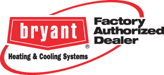 Bryant Factory Authorized Dealer badge